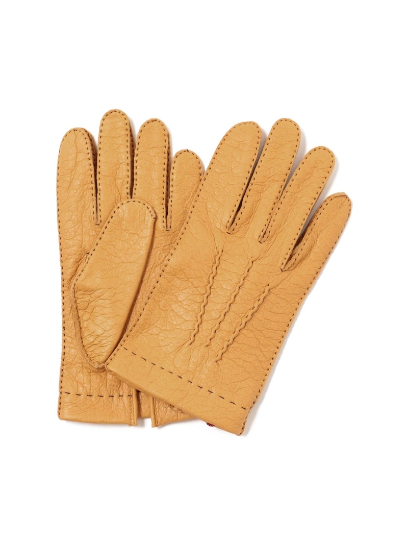 BEAMS PLUS DENTS / Peccary Unlined Gloves ビームス メン 流行り物雑貨 グローブ 黒いこと【貨物輸送無料】