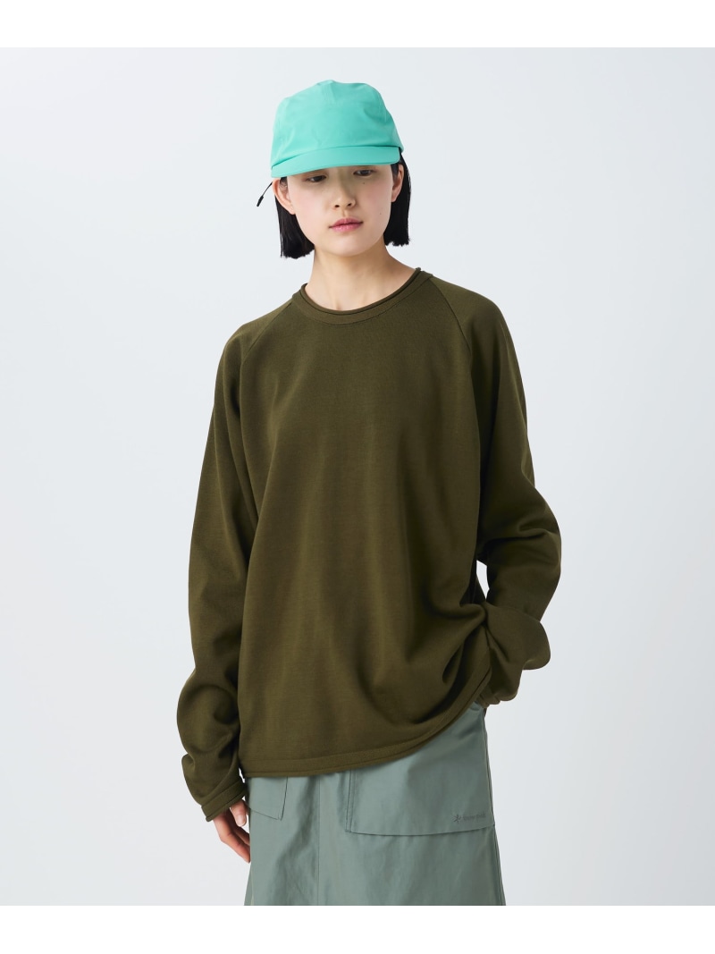 Snow Peak Water-Repellent Knit Pullover スノーピーク トップス 編み物 黒いこと 青み【貨物輸送無料】
