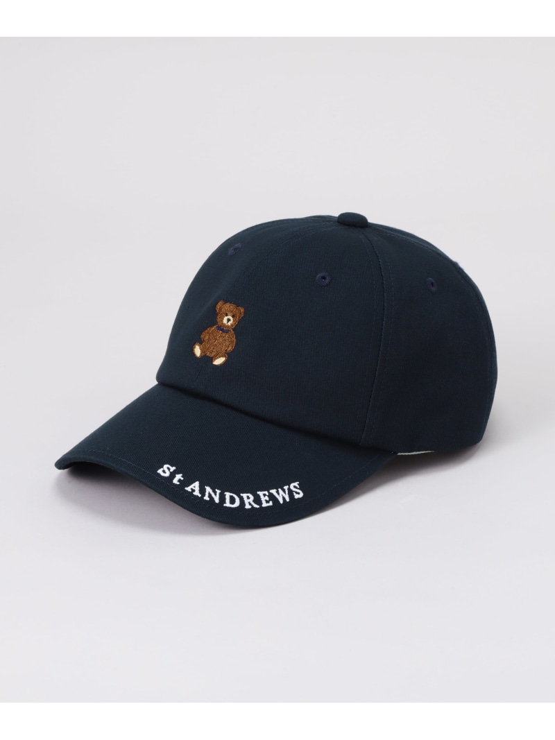 St ANDREWS テディベアキャップ (UNISEX) セントアンドリュース 帽子 その他の帽子 ブラック ホワイト ベージュ ネイビー【送料無料】