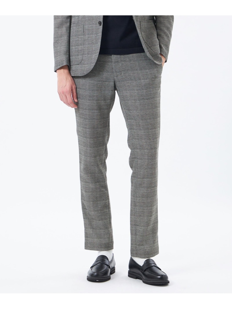MACKINTOSH PHILOSOPHY テーラードジャージーパンツ グレンチェックカラミ マッキントッシュ フィロソフィー パンツ スラックス・ドレスパンツ グレー ブルー【送料無料】