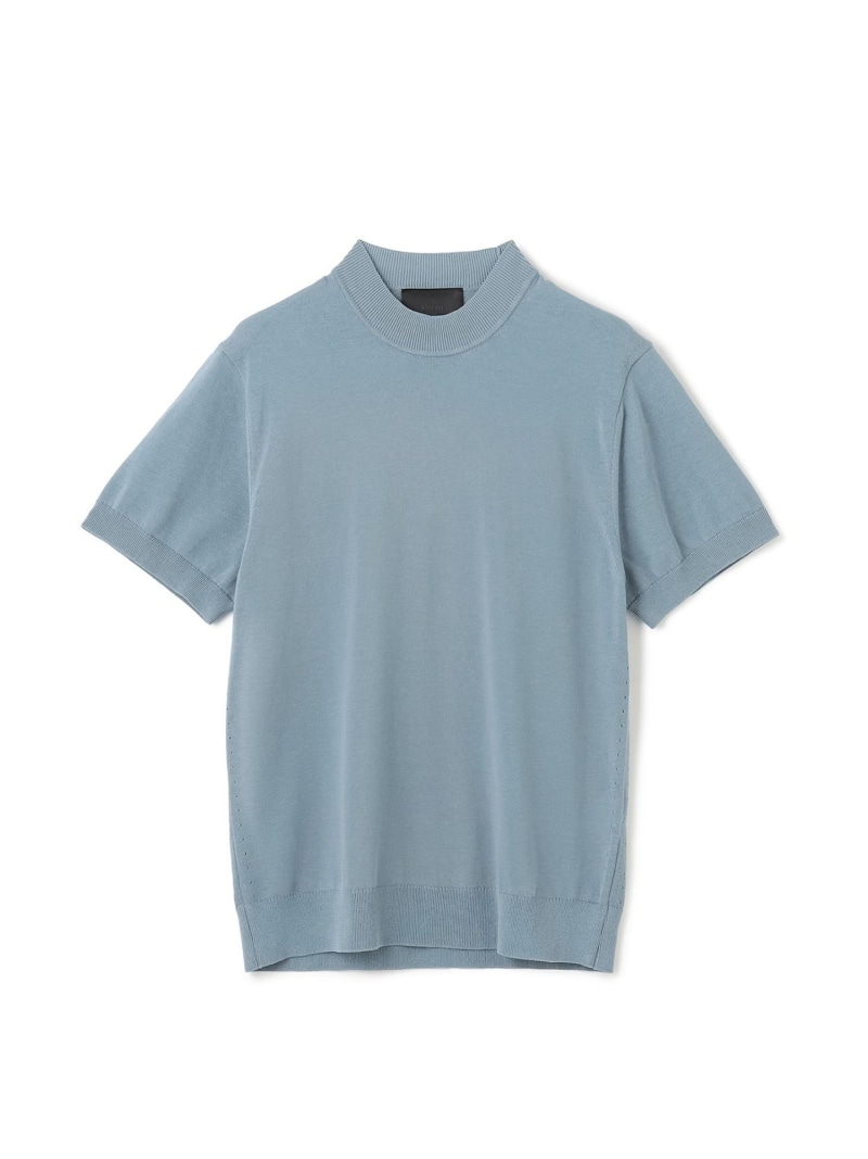 【SALE／20%OFF】JOSEPH HOMME 【HIGH GRADE LINE】地絹綿織物 モックネックニット ジョゼフ オム トップス 編み物 黒いこと【RBA_E】【貨物輸送無料】