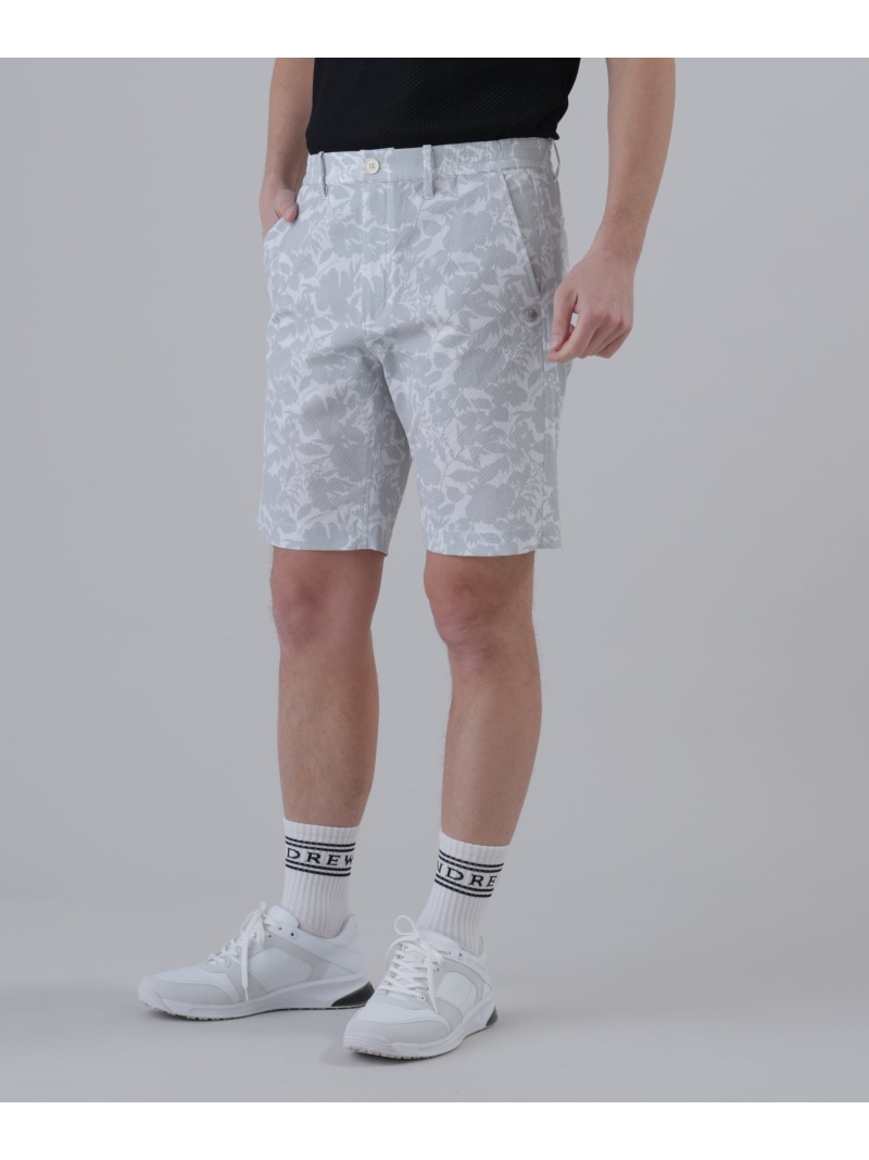 St ANDREWS シャドーボタニカルプリントショートパンツ (MENS) セントアンドリュース トップス ベスト・ジレ ベージュ ホワイト【送料無料】