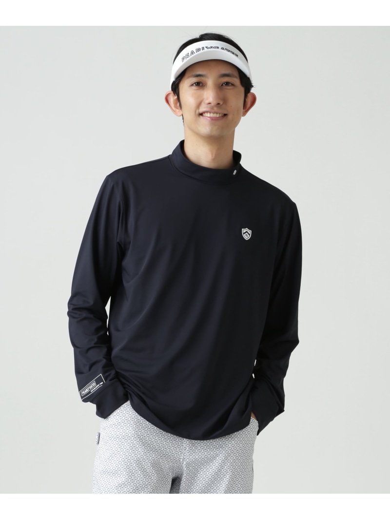 PEARLY GATES ポリエステルベア天竺長袖ハイネックカットソー パーリーゲイツ トップス 余分の物のトップス 白いこと 米国海軍【貨物輸送無料】 トップス-メンズファッション-その他