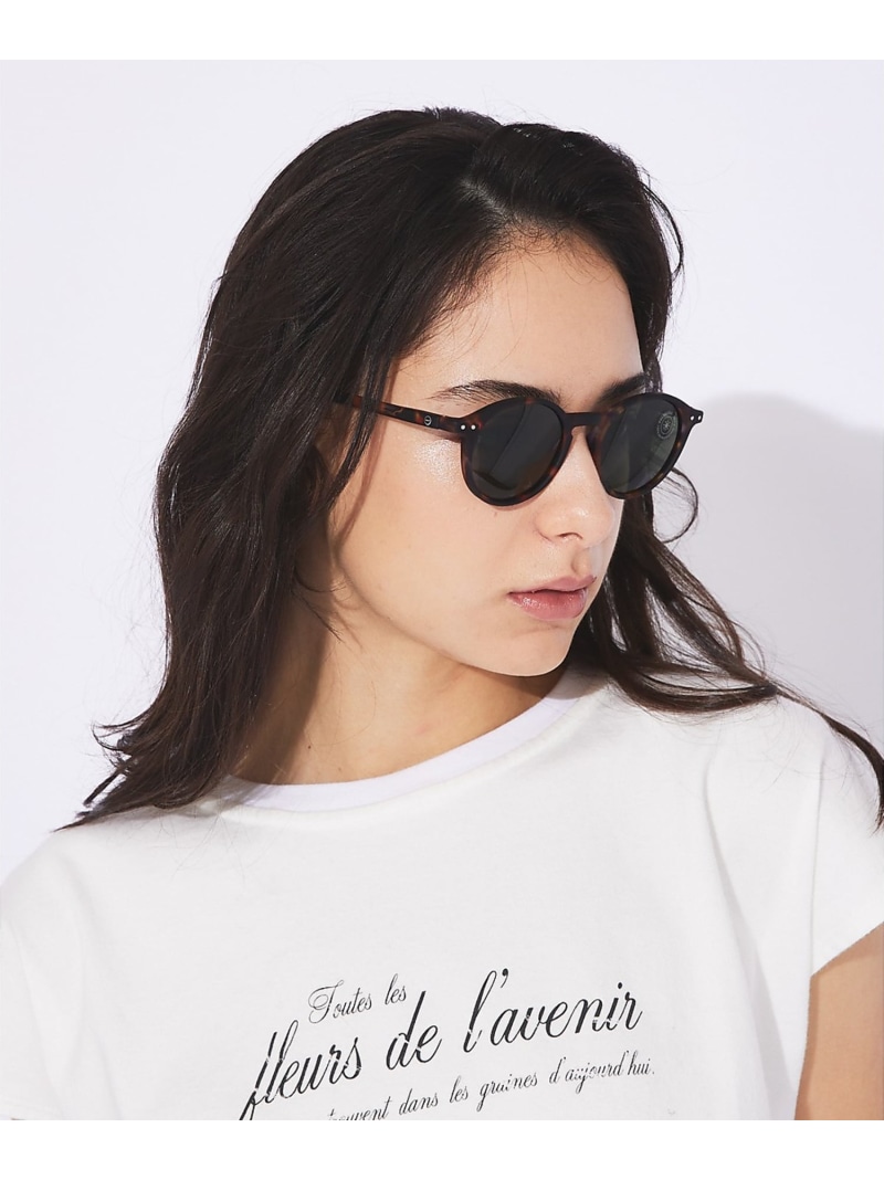 ABAHOUSE LASTWORD 【IZIPIZI/イジピジ】SUN POLARIZED/#D 黒眼鏡 / ユ アバハウス 流行り物雑貨 眼鏡 黒いこと 赤銅色 澄み切った ベージュ【貨物輸送無料】