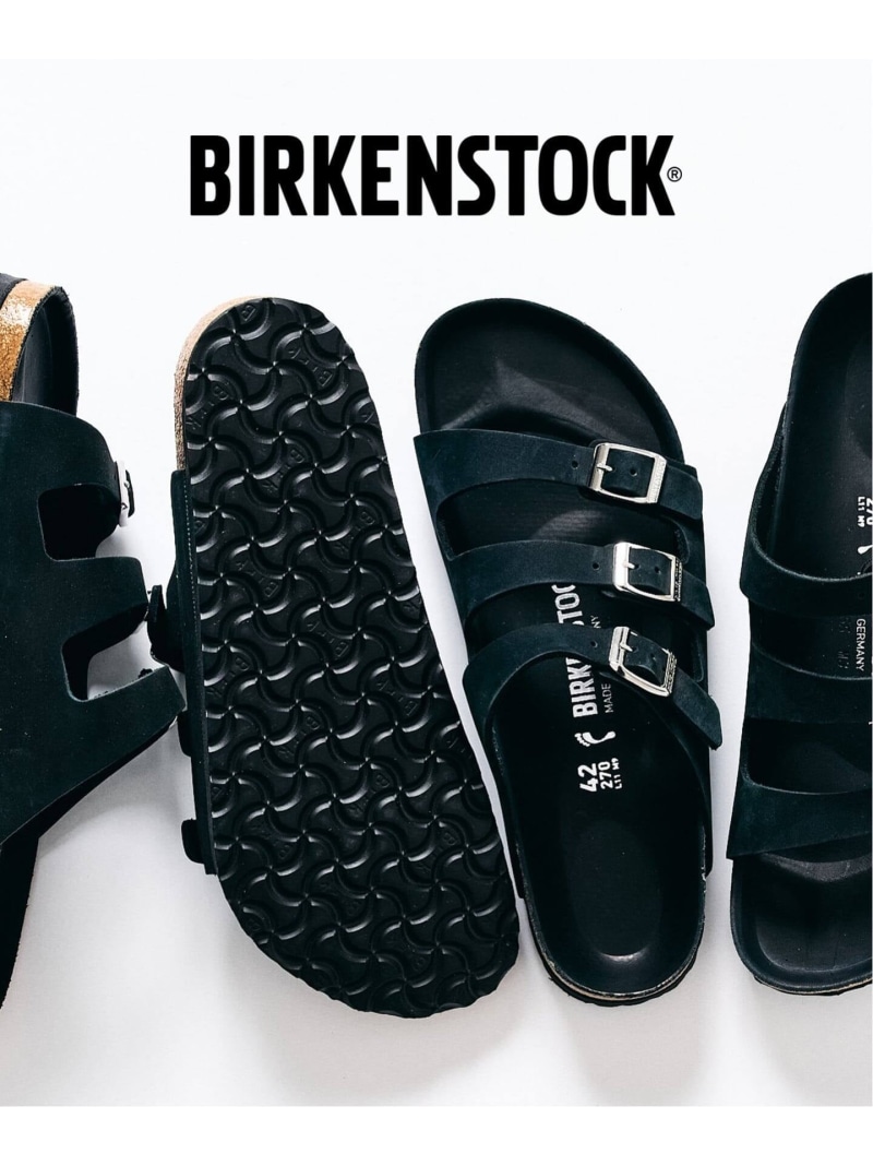 【SALE／30%OFF】417 EDIFICE BIRKEN STOCK / ビルケンシュトック 417別注 Narrow Florida FR LENB フォーワンセブン エディフィス シューズ・靴 サンダル ブラック【RBA_E】【送料無料】｜ Fashion Men 11,319円