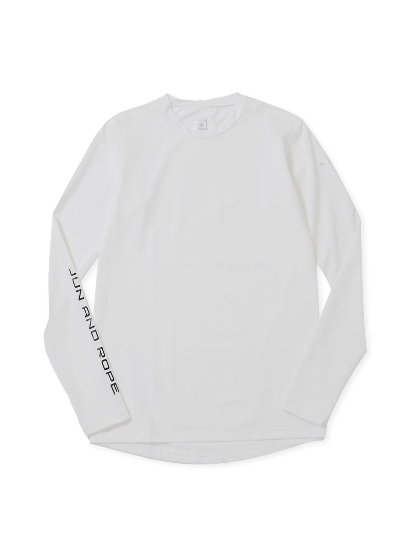 JUN&ROPE' 【冷感】【UV】氷撃アンダーシャツ ジュンアンドロペ トップス カットソー・Tシャツ ブラック ホワイト【送料無料】