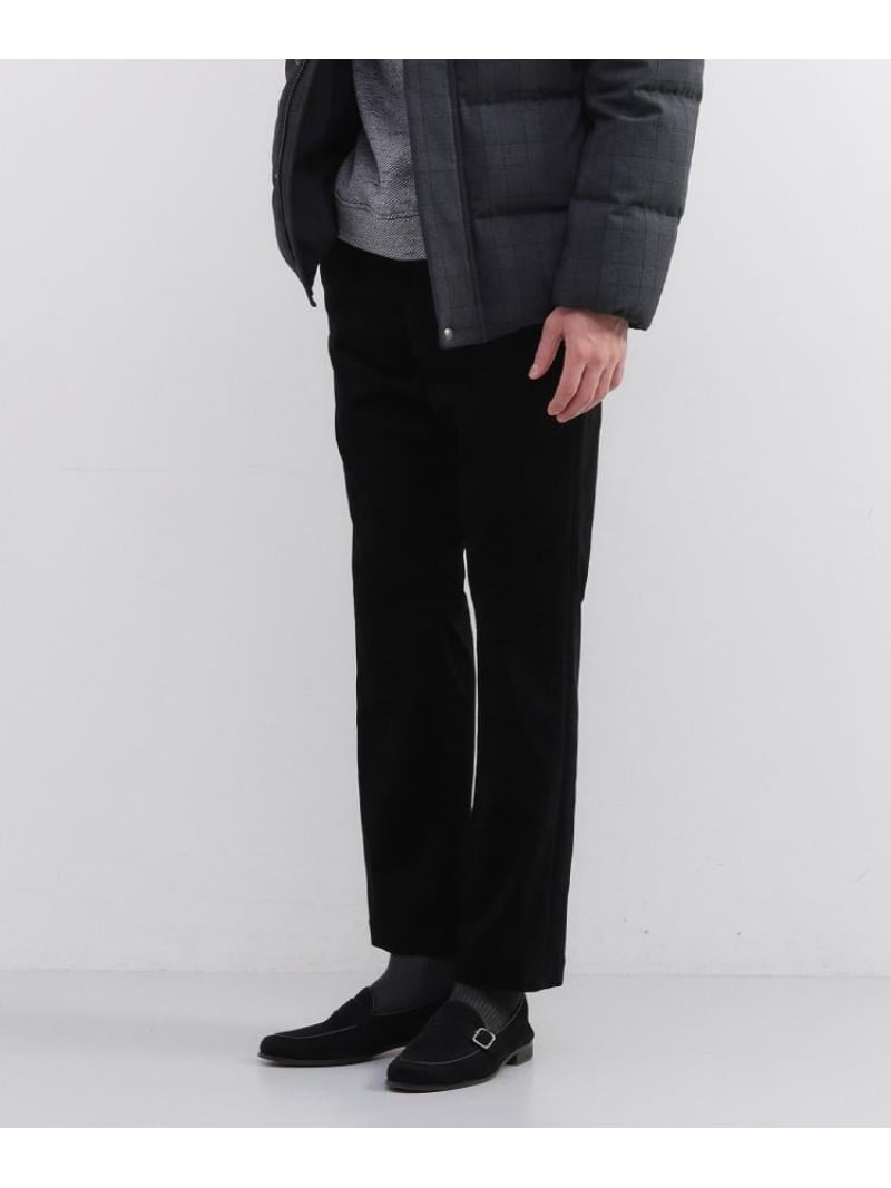 【SALE／45%OFF】TAKEO KIKUCHI サイドゴアストレッチコーデュロイパンツ タケオキクチ パンツ その他のパンツ ブラウン ベージュ ブラック ネイビー【RBA_E】【送料無料】