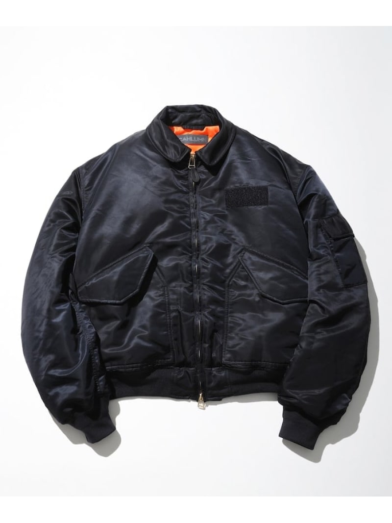 CAHLUMN Magazine Pocket Flight Jacket \