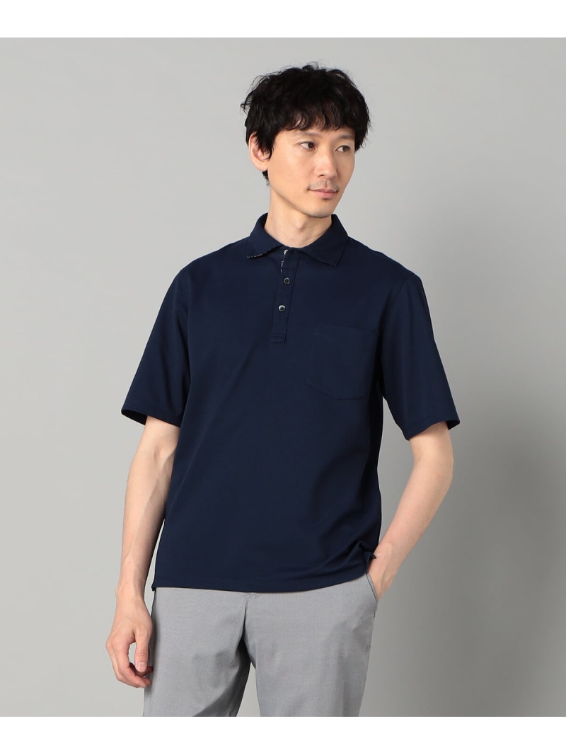 COMME CA MEN /コムサ・メン IL PRINCIPE ポロシャツ 和歌山編みIL PRINCIPEジャージー ポロシャツ