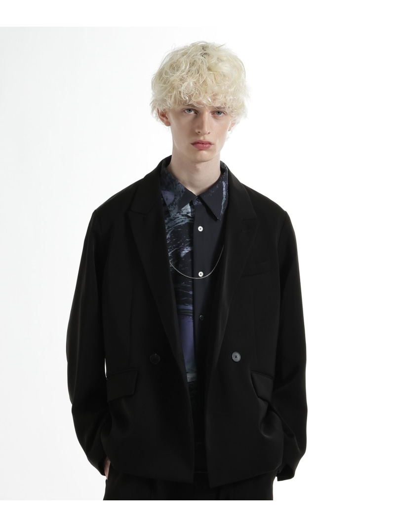 【SALE／48%OFF】HARE 【SET UP対応】TOROMIダブルジャケット ハレ トップス その他のトップス パープル グレー ブラック ブラウン【RBA_E】【送料無料】