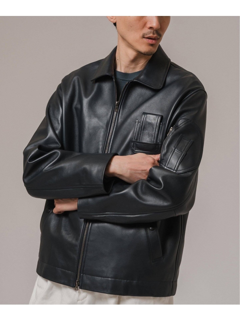 ÉDIFICE アウター 楽天市場】【SALE／50%OFF】EDIFICE シープレザーライダース