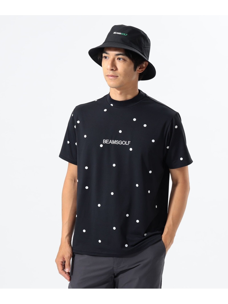 BEAMS GOLF モックタールネック シャツ バンダナ柄スカート2点 BEAMS GOLF モックタールネック シャツ バンダナ柄スカート2点