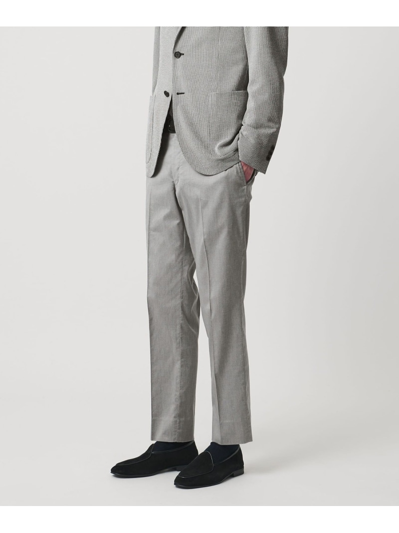 UNITED ARROWS クールモーション ツイル サイドエクステンド ノープリーツ スラックス COMFORT EASY-MODEL 接触冷感 吸水速乾 ヨコストレッチ ユナイテッドアローズ パンツ スラックス・ドレスパンツ ベージュ グレー【送料無料】 13,622円