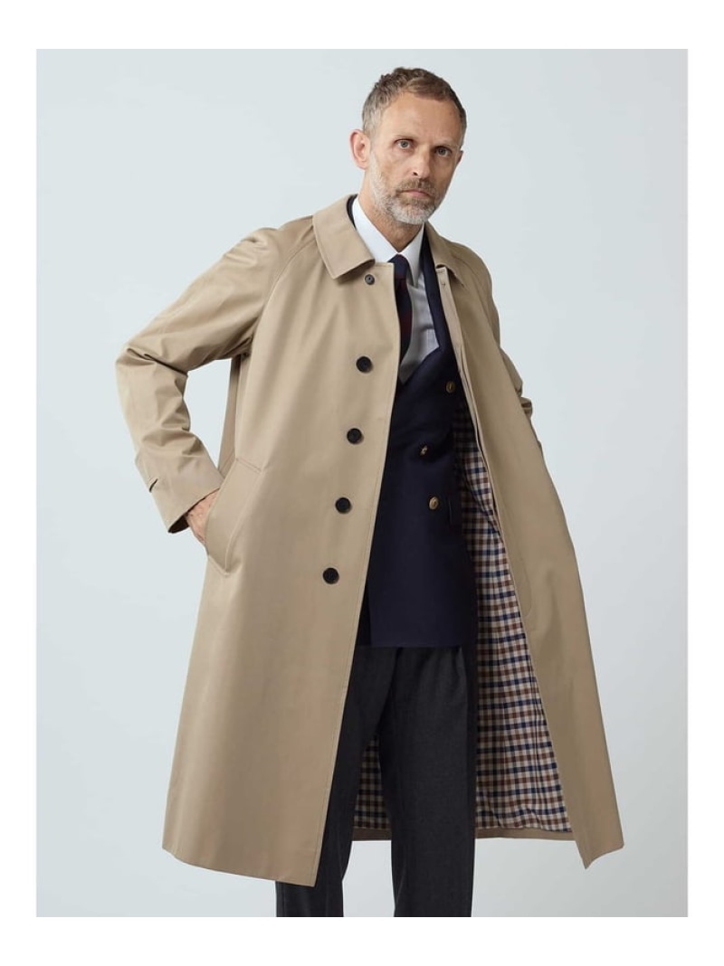 Aquascutum MEN U.K FILEY CLASSIC アクアスキュータム ジャケット・アウター その他のジャケット・アウター ネイビー ベージュ【送料無料】