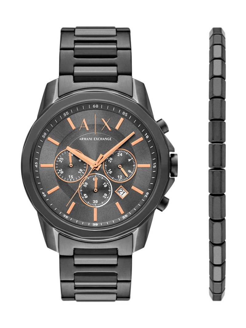 A｜X ARMANI EXCHANGE アルマーニ・エクスチェンジ 腕時計 メンズ アナログ ステンレス AX7170SET ウォッチステーションインターナショナル アクセサリー・腕時計 腕時計【送料無料】