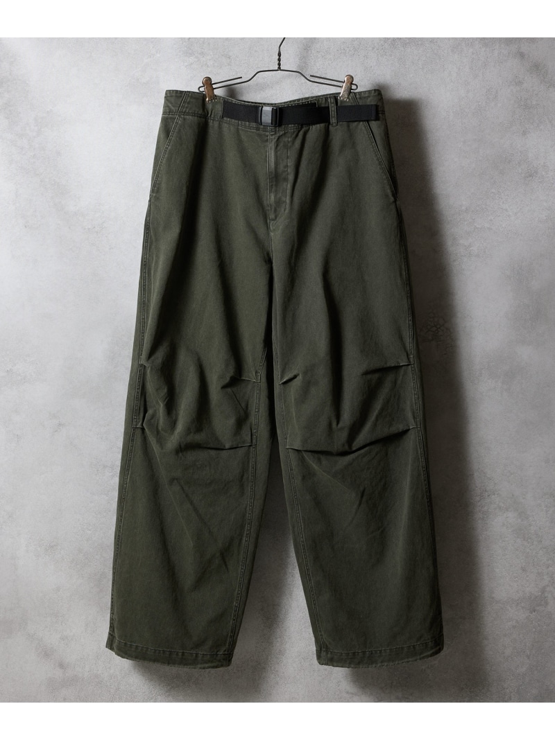 【SALE／30%OFF】NUMBER (N)INE VINTAGE STONE WASH BELTED WIDE PANTS ナンバーナイン パンツ その他のパンツ グレー ブラック グリーン【RBA_E】【送料無料】 12,128円