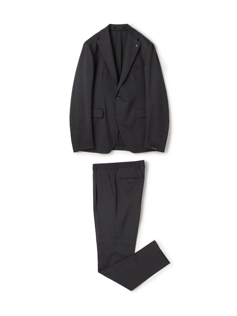 TOMORROWLAND MEN 【別注】TAGLIATORE シングルブレステッド2B背広 トゥモローランド 背広・フォーマル セットアップ背広 米国海軍 薄墨色【貨物輸送無料】