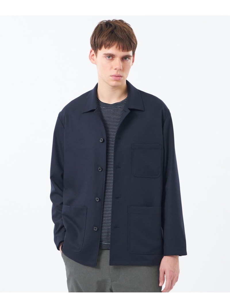 MACKINTOSH PHILOSOPHY トロッターカバーオール WOOLY OXFORD マッキントッシュ フィロソフィー ジャケット・アウター ブルゾン・ジャンパー ネイビー【送料無料】