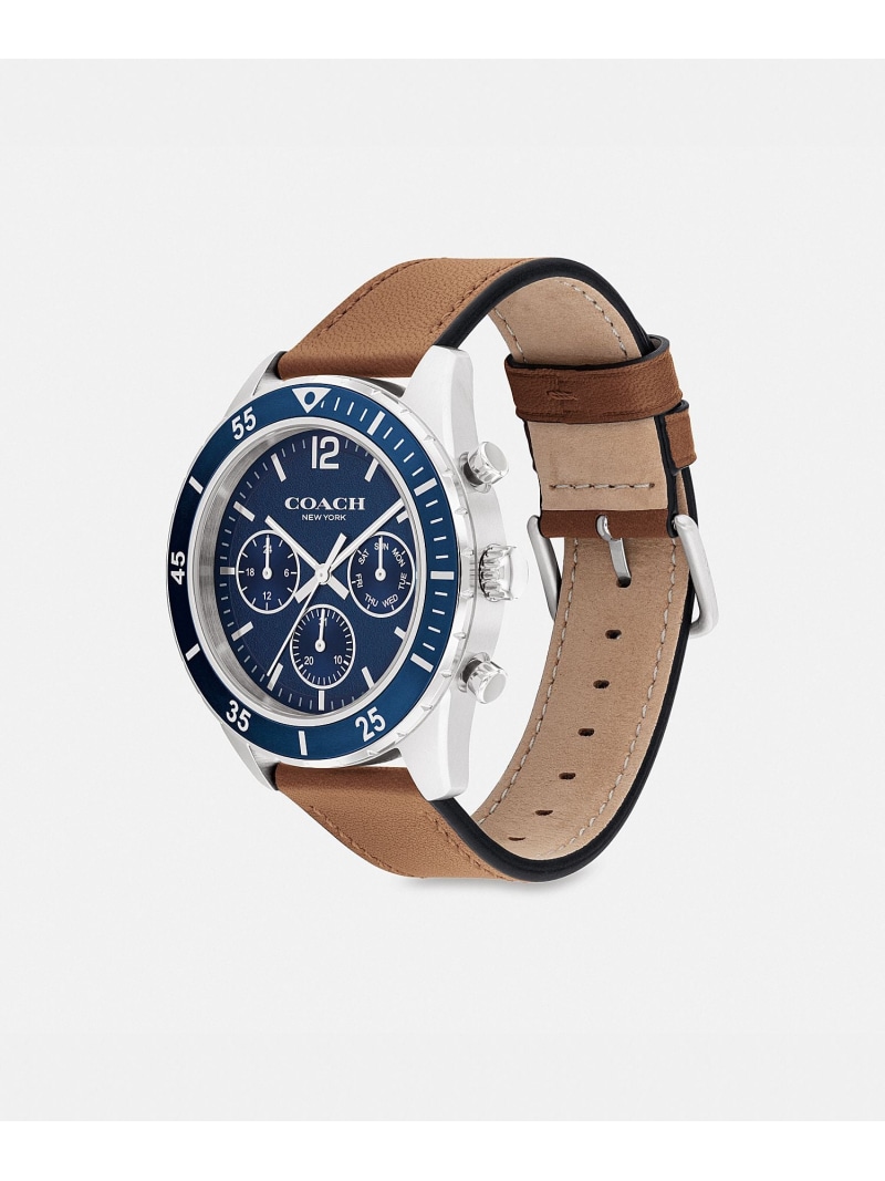 COACH OUTLET 【堅苦しさ】電話を掛ける ウォッチ・44MM コーチ職 逃げ口 付属物・ウオッチ ウオッチ【貨物輸送無料】