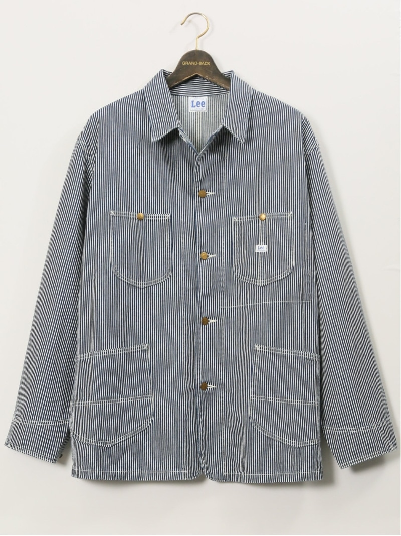 GRAND-BACK 【大きいサイズ】リー/LEE DUNGAREES ロコジャケット タカキュー ジャケット・アウター デニムジャケット ネイビー ブルー【送料無料】