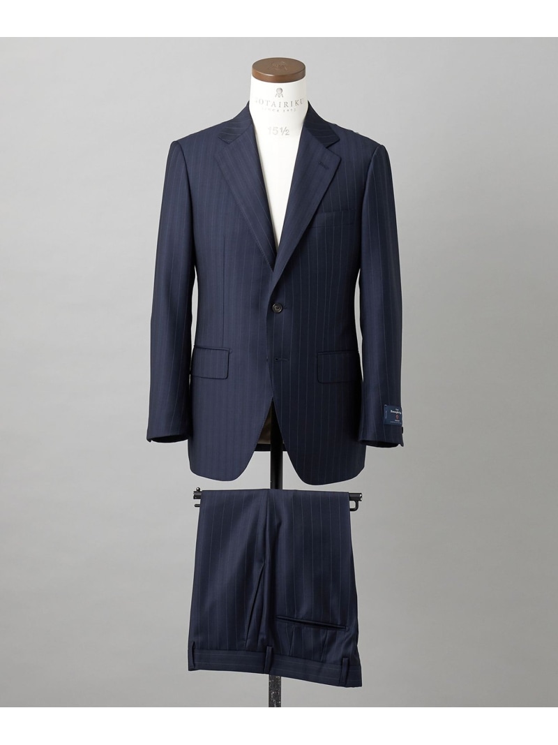 【SALE／20%OFF】GOTAIRIKU 【ZEGNA/ゼニア】TROFEO/トロフェオ 背広(米国海軍×縞模様) ゴタイリク 背広・フォーマル セットアップ背広 米国海軍【RBA_E】【貨物輸送無料】