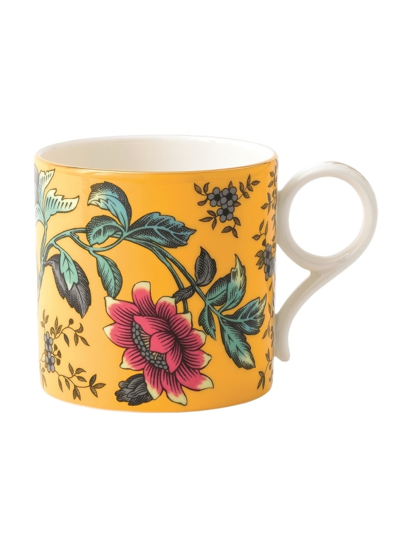 WEDGWOOD [堅苦しさ] ウェッジウッド ワンダーラスト 黄色 英トンキン マグカップ 350ml ウェッジウッド 食器・膳立て物の具・御厨子所備品 グラス・マグカップ・タンブラー 黄色【貨物輸送無料】
