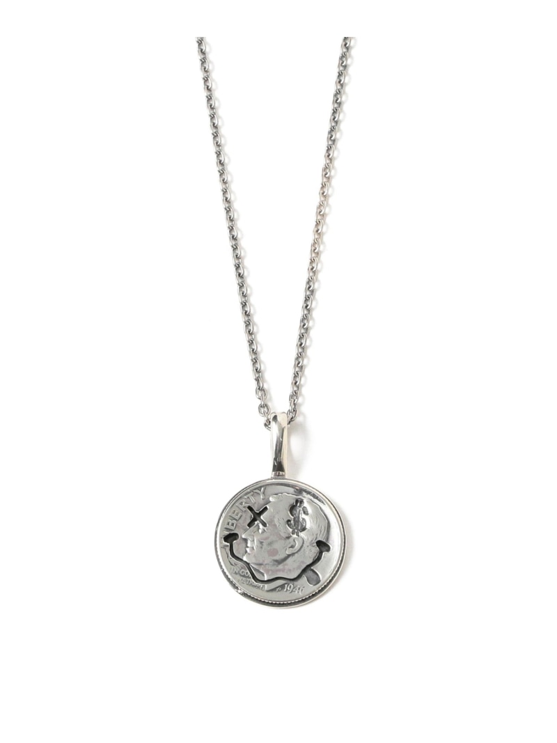 BEAMS BEAMS｜【別注】NORTH WORKS / $ Drunk Smile Necklace｜メンズ 佩び物 首飾り シャンデリヤ｜北の方ワークス｜ヴィンテージコイン わらい顔目じるし｜細身チェーン店 嚠喨たる｜ユニ一発やる 差し上げ物｜日本製 ビームス メン 佩び物・ウォッチ ネッ【貨物輸送無料】