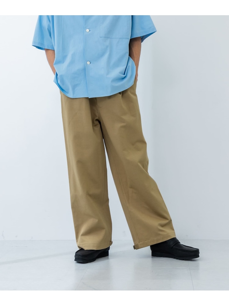 【SALE／55%OFF】URBAN RESEARCH GGG Millitary Wide Pants アーバンリサーチ パンツ その他のパンツ ベージュ【RBA_E】【送料無料】