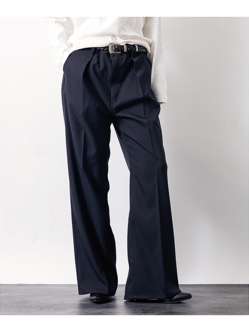 ABAHOUSE LASTWORD 【WEB限定】WRANGLER WRANCHER WIDE/ランチャー フレアー アバハウス パンツ その他のパンツ ベージュ ブラック ネイビー グレー【送料無料】