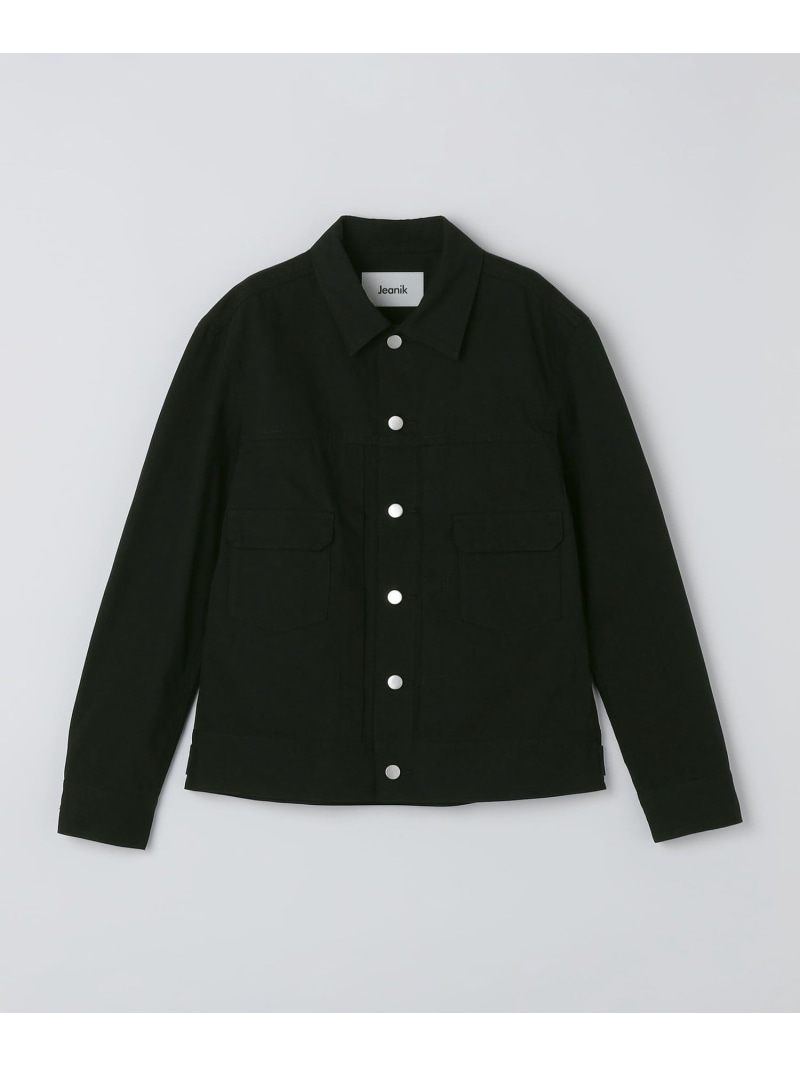 SHIPS MEN Jeanik: 2nd G-JACKET BLACK シップス ジャケット・アウター ジーンズ上衣 黒いこと【貨物輸送無料】 メンズファッション-コート・ジャケット