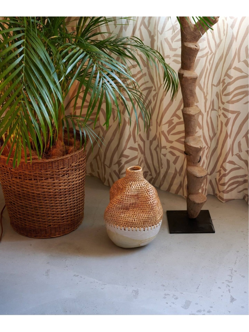 JOURNAL STANDARD FURNITURE 《予約》MIX WOVEN VASE FREE FORM フラワーベース ジャーナルスタンダードファニチャー インテリア・生活雑貨 フラワーベース・花瓶【先行予約】*【送料無料】