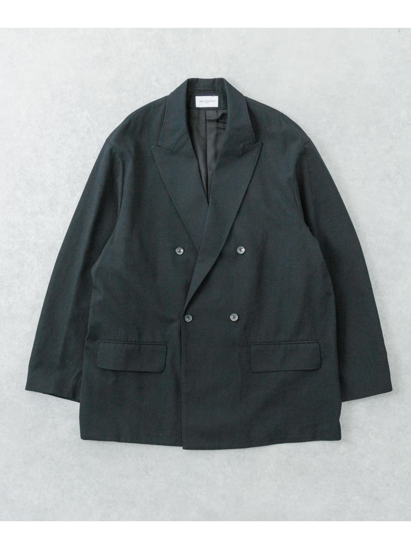 URBAN RESEARCH new basic HIGH TWIST WOOL W JACKET アーバンリサーチ ジャケット・アウター テーラードジャケット・ブレザー ブラック【送料無料】 34,320円