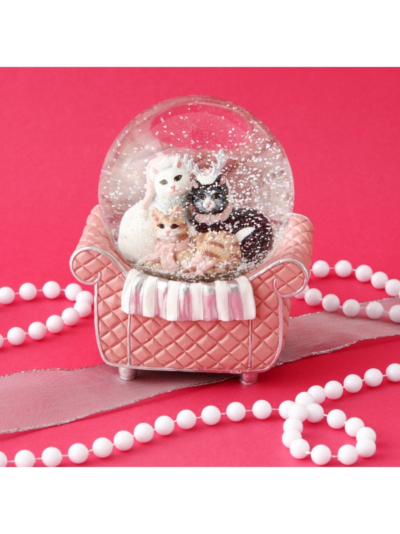 楽天市場】Francfranc スノードーム キャット ソファ L ピンク フラン