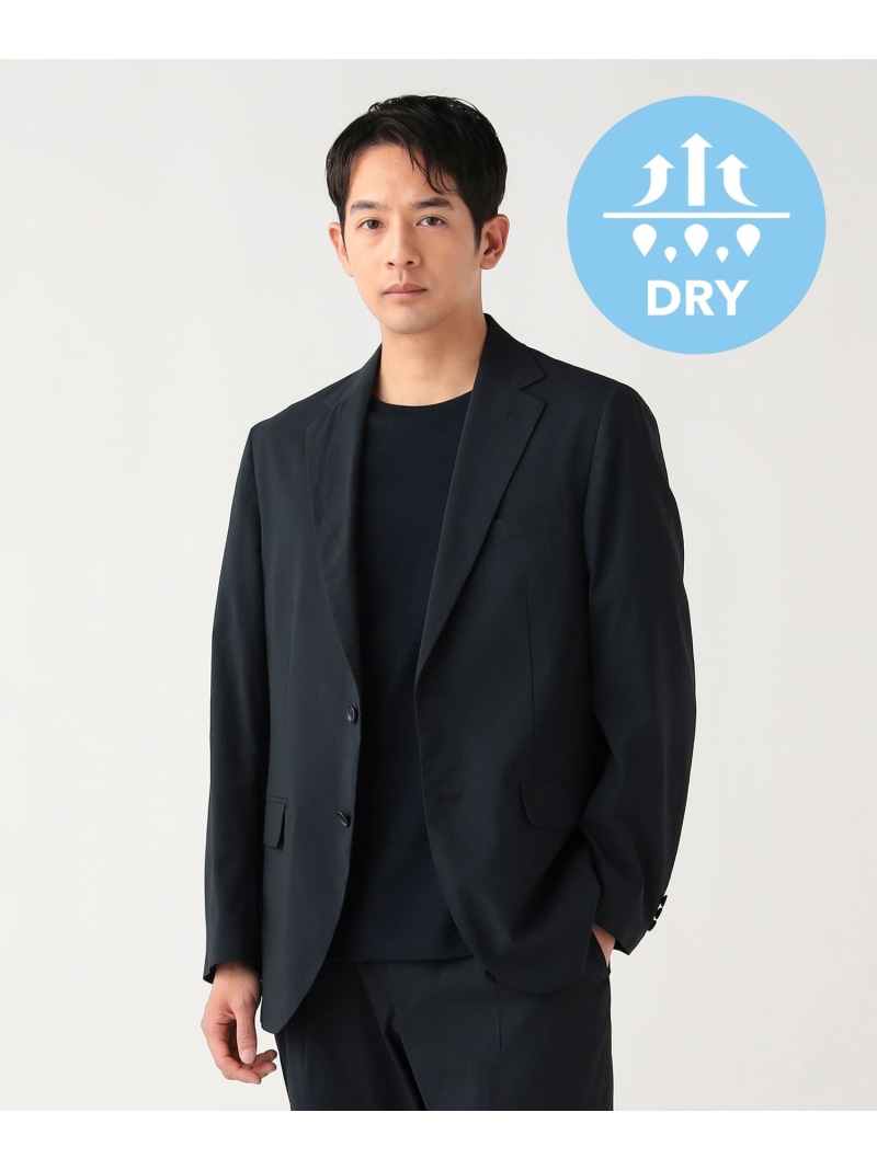 BEAMS HEART MEN ドライ ストレッチ ジャケット(吸水速乾) ビームス ハート ジャケット・アウター テーラードジャケット・ブレザー ネイビー ブラック【送料無料】