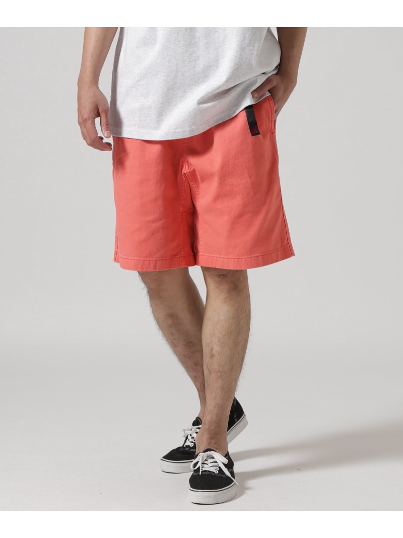 BEAVER GRAMICCI/グラミチ G-SHORT PIGMENT DYE Gショーツ ピグメントダイ ビーバー パンツ その他のパンツ グレー グリーン ピンク【送料無料】