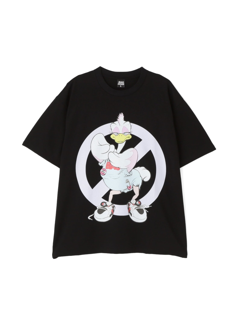 LHP BIAS DOGS/バイアスドッグス/TIMEOUT T-SHIRT エルエイチピー トップス カットソー・Tシャツ ホワイト ブラック【送料無料】