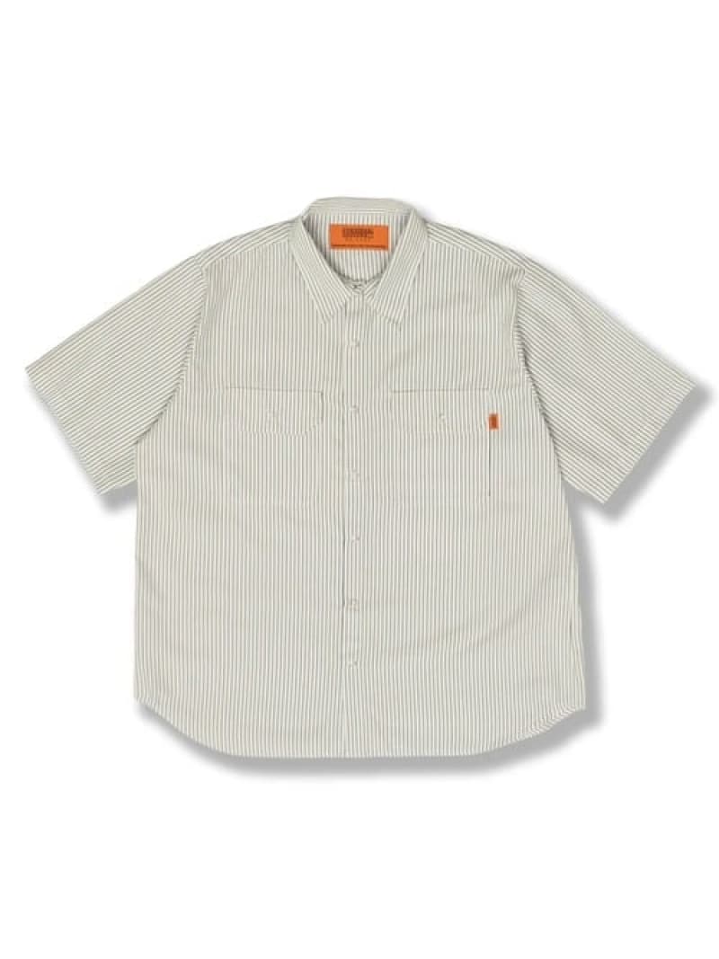 SELECT BRANDS UNIVERSAL OVERALL/ユニバーサル厚地の外套櫂 WORK S/S SHIRT(MENS) 万力サクラ色 トップス プルオーバー・トップ 青色 黒いこと 白いこと【貨物輸送無料】