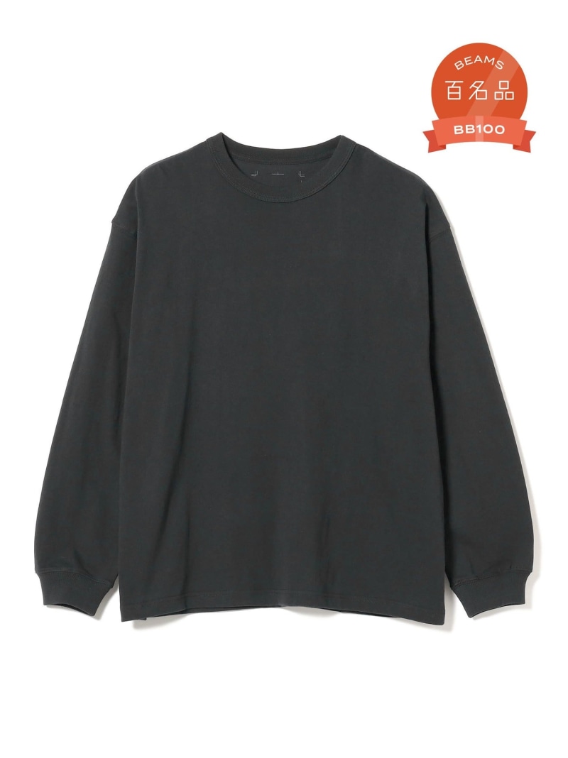 BEAMS T 【ビームスの百名品】newT / Long Sleeve T-shirt ビームスT トップス カットソー・Tシャツ ブラック ホワイト グレー【送料無料】