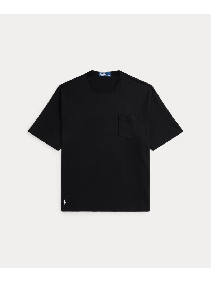 POLO RALPH LAUREN ビッグ 相応う ヘビーウェイト プルオーバー プルオーバー ラルフローレン トップス カットソー・プルオーバー 黒いこと【貨物輸送無料】