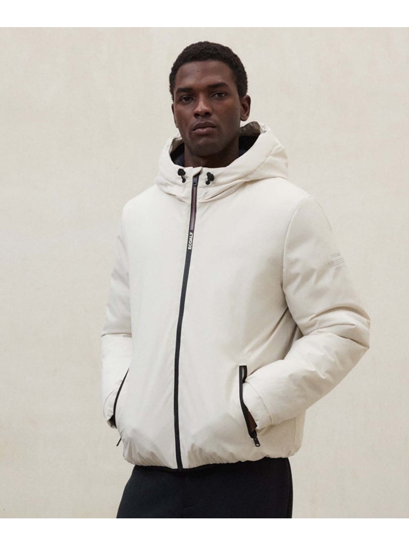 【SALE／20%OFF】ECOALF CARTES ジャケット / CARTES JACKET MAN エコアルフ ジャケット・アウター ブルゾン・ジャンパー ホワイト【RBA_E】【送料無料】