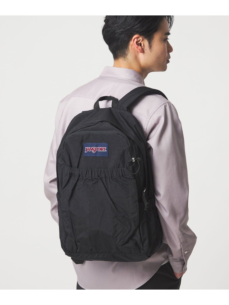 UNITED ARROWS green label relaxing ＜JANSPORT＞スロウチ 風呂敷き包み 背嚢 ユナイテッドアローズ グリーンレーベルリラクシング 御徒面子 背嚢・うしろ側風呂敷き包み 黒いこと【貨物輸送無料】