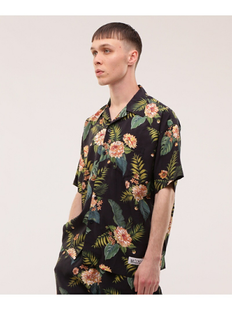 Tシャツ・カットソー Manastash SS25 MANALOHA SHIRT (7925123004 030) MANASTASH/マナスタッシュ/LINEN MANALOHA SHIRT | MANASTASH