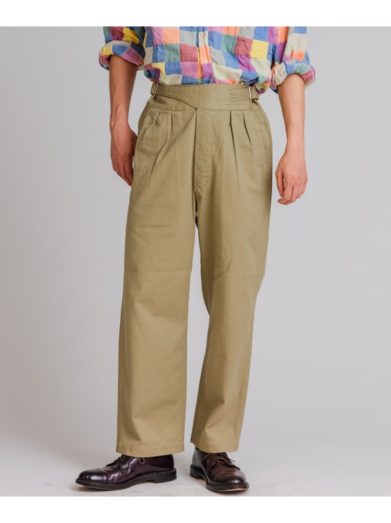 【SALE／30%OFF】Johnbull Private labo 【Sewing Chop O'alls】BRITISH ARMY GRUKHA TROUSERS ジョンブルプライベートラボ パンツ その他のパンツ ベージュ カーキグリーン【RBA_E】【送料無料】