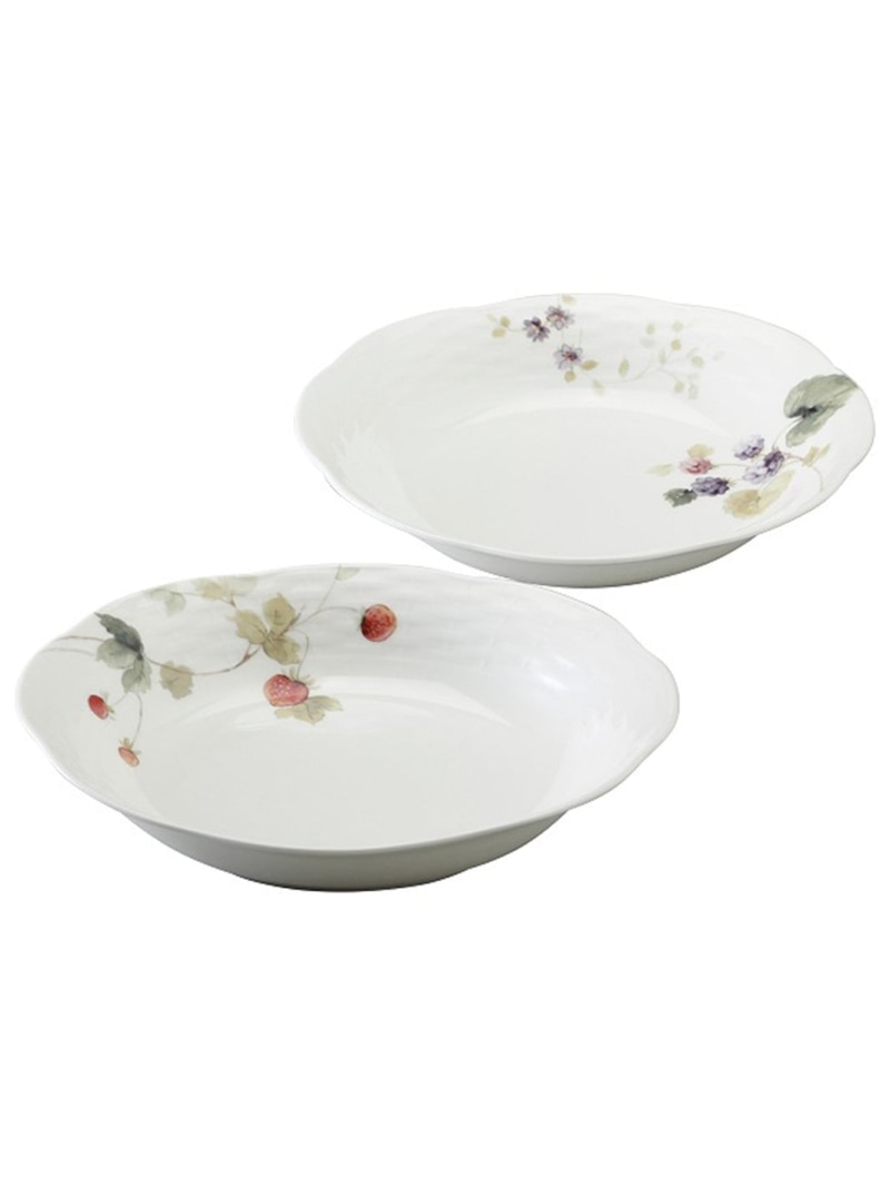 NARUMI 【公式】ルーシーガーデン オーバルプレートセット 23cm 2人用 ナルミ 食器・調理器具・キッチン用品 食器・皿【送料無料】