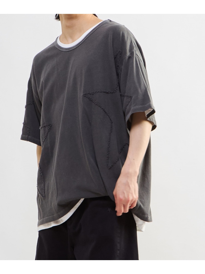 CONVERSE TOKYO STAR★ EMBROIDERY TEE コンバーストウキョウ トップス カットソー・プルオーバー 黒いこと 緑であること 白いこと【貨物輸送無料】