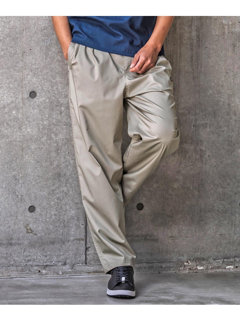 1minute 1second mp14693-twill stretch easy pants イージーパンツ カンビオ パンツ その他のパンツ ブラック グレー【送料無料】｜ Fashion Men