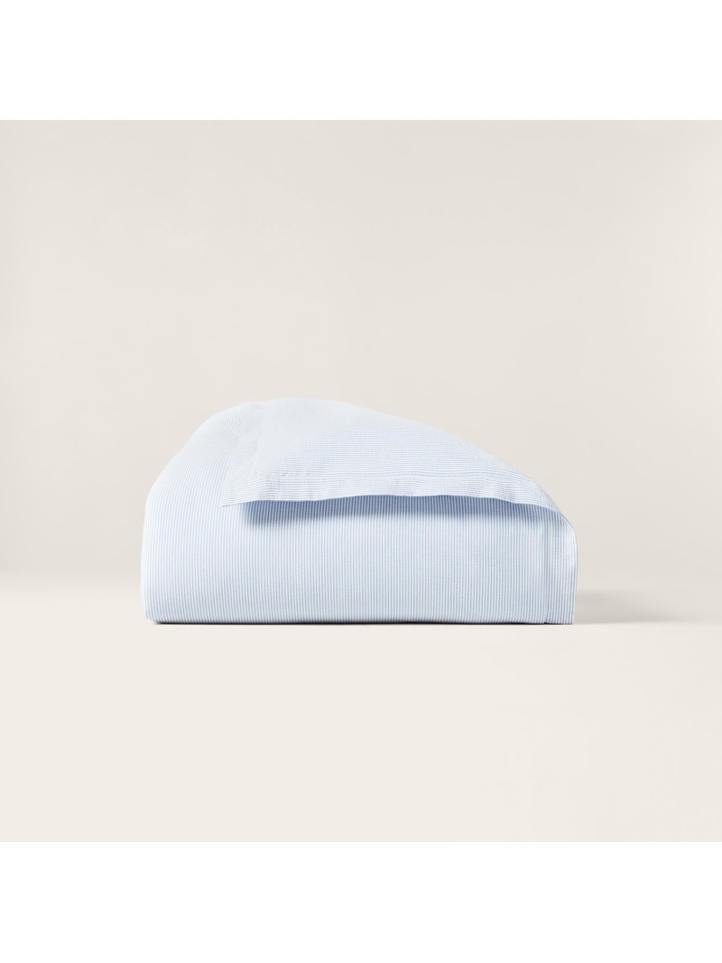 RALPH LAUREN HOME シアサッカー ストライプ デュベ カバー/クイーンサイズ ラルフローレン インテリア・生活雑貨 その他のインテリア・生活雑貨 ブルー【送料無料】｜ Fashion Men