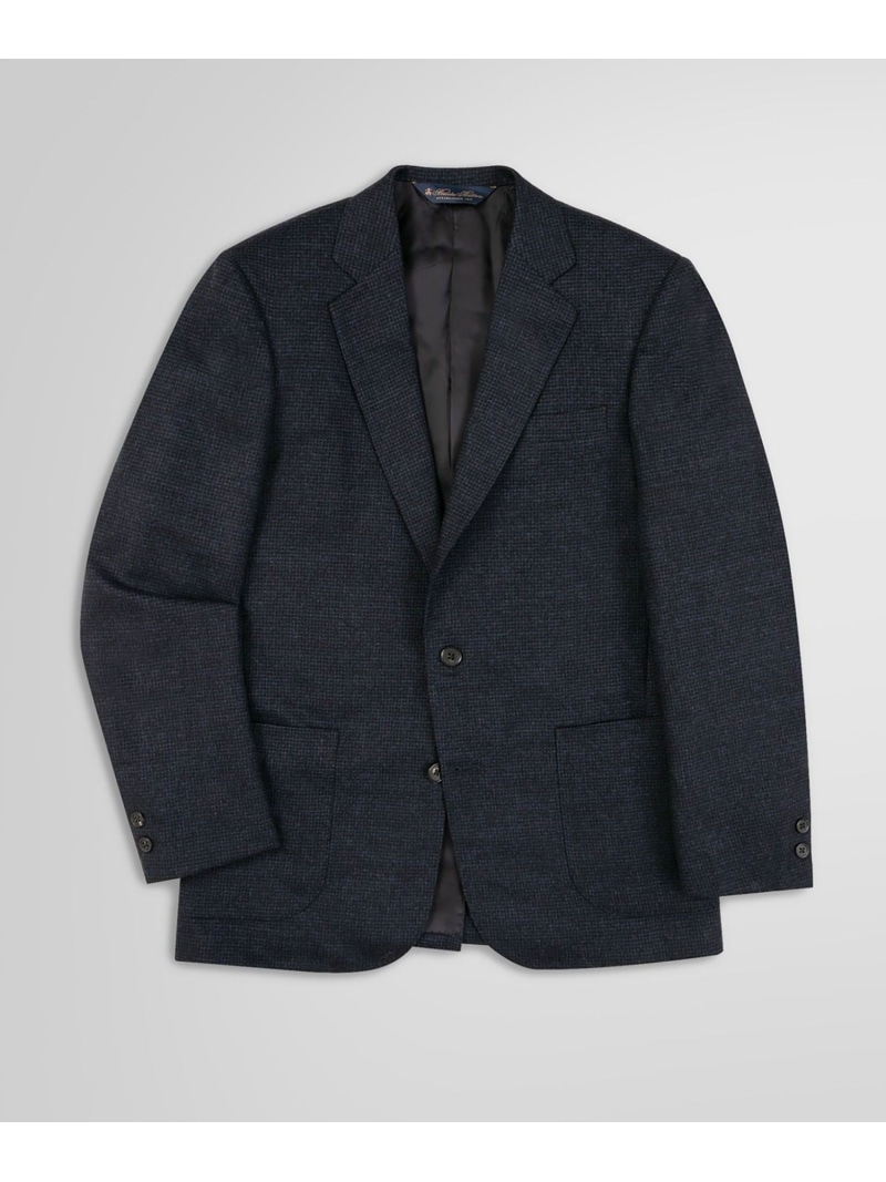 BROOKS BROTHERS ウール/アルパカ 段返り3釦サックジャケット Classic ブルックス ブラザーズ ジャケット・アウター テーラードジャケット・ブレザー ネイビー【送料無料】