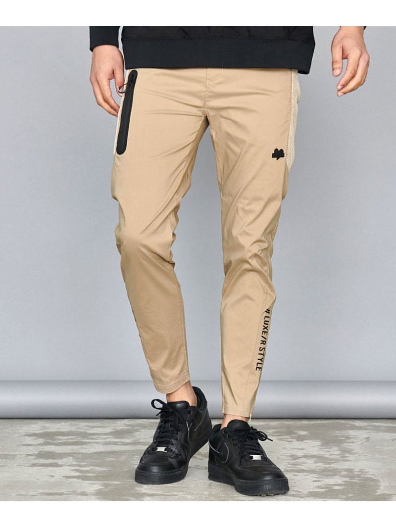 SB select LUXE/R ストレッチ布帛パンツ シルバーバレット パンツ その他のパンツ グレー ブラック カーキグリーン ベージュ【送料無料】