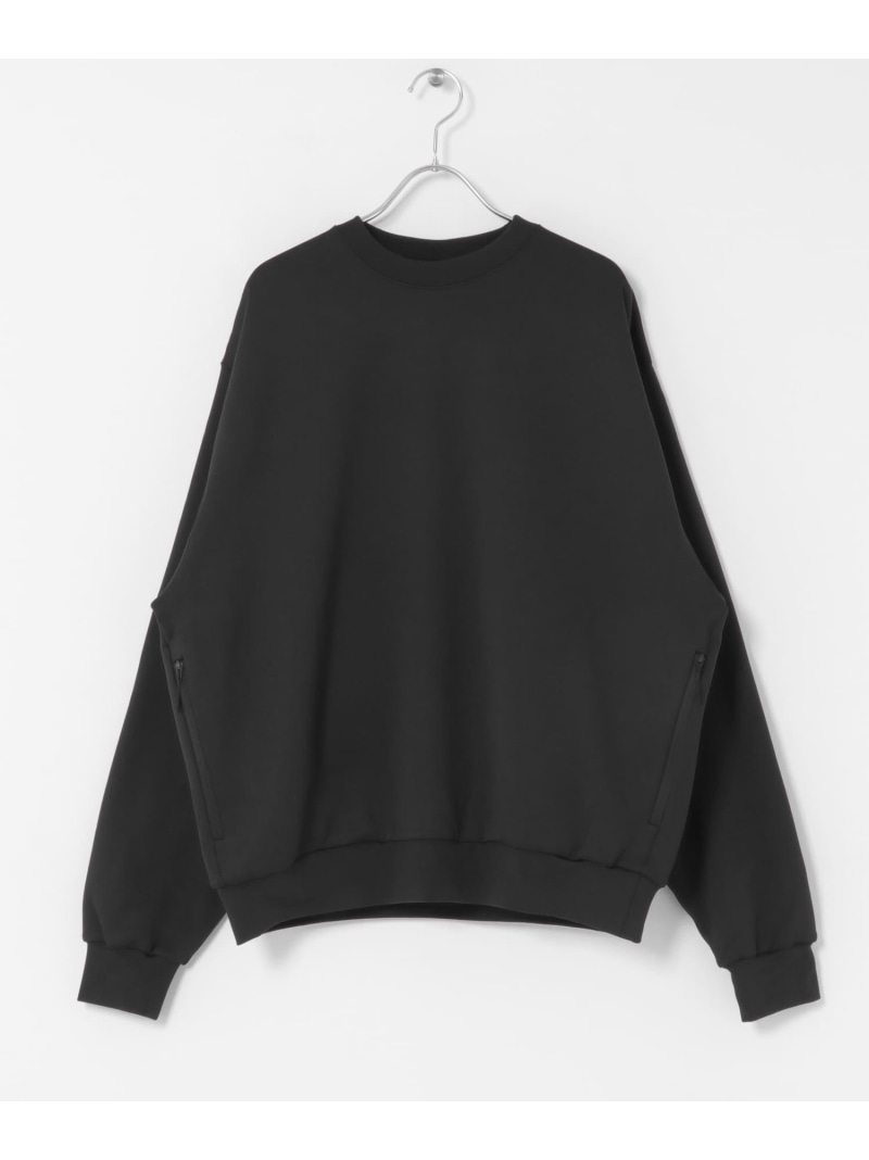 URBAN RESEARCH BUYERS SELECT ES.1 Power Stretch JERSEY ユーアールビーエス トップス スウェット・トレーナー ブラック グレー【送料無料】